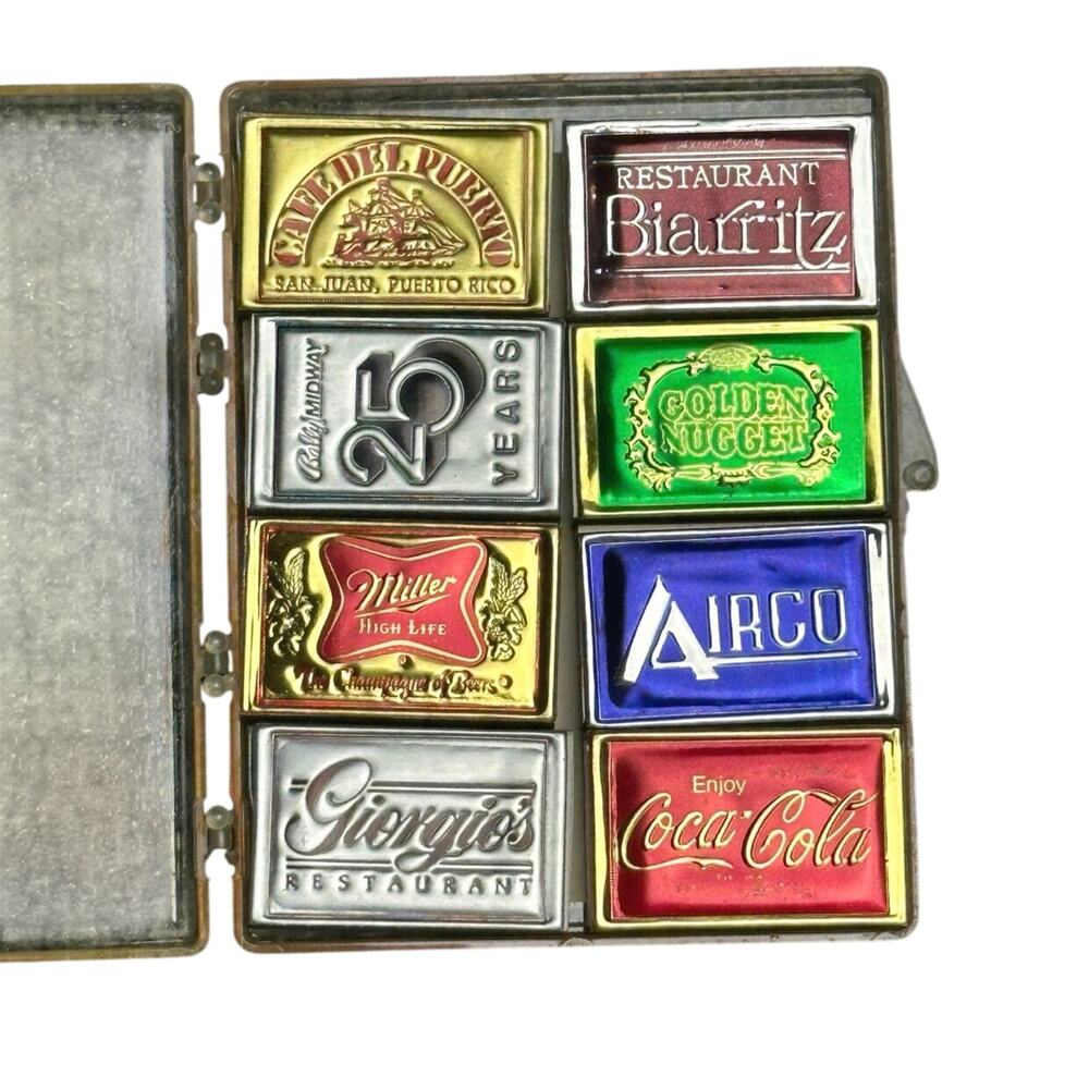 Vintage set match books advertising salesman set Coca-Cola Miller Beer UNUSED